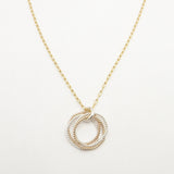 4 Decades Mixed Metal Necklace
