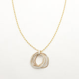 6 Decades Mixed Metal Necklace