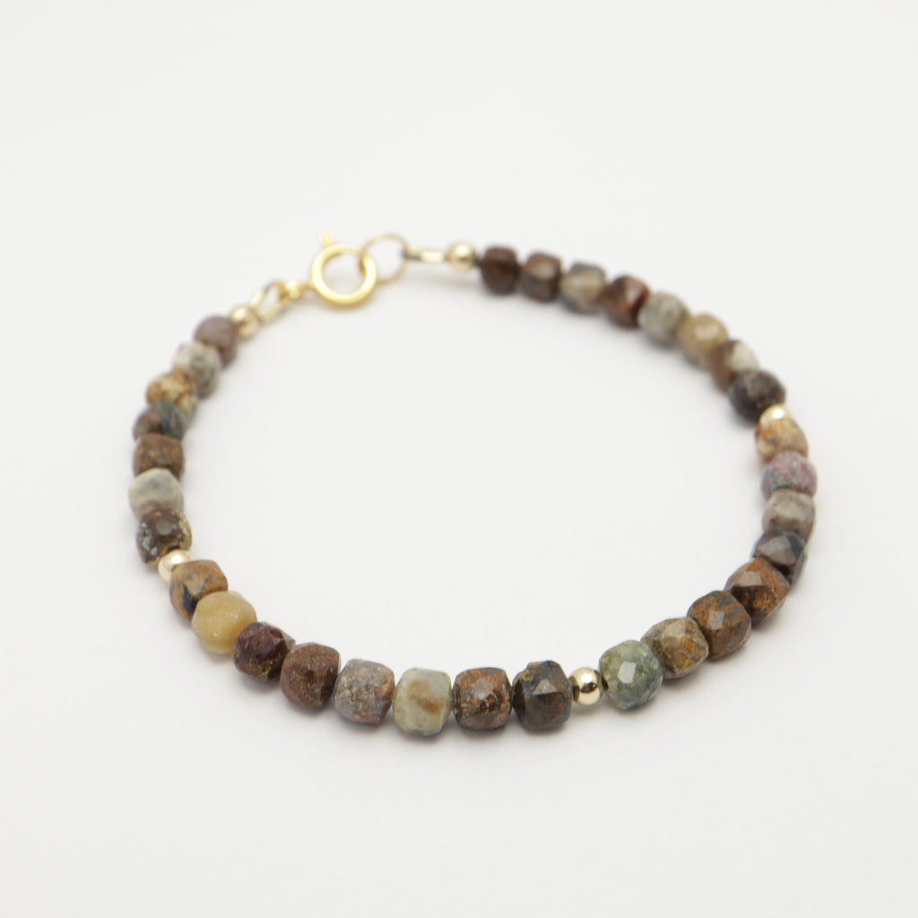 Gather Collection: Pietersite Beaded Bracelet