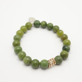 Gather Collection: Mountain Jade Stretch Bracelet
