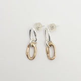 Curve Collection: Mixed Metal Curve Earring
