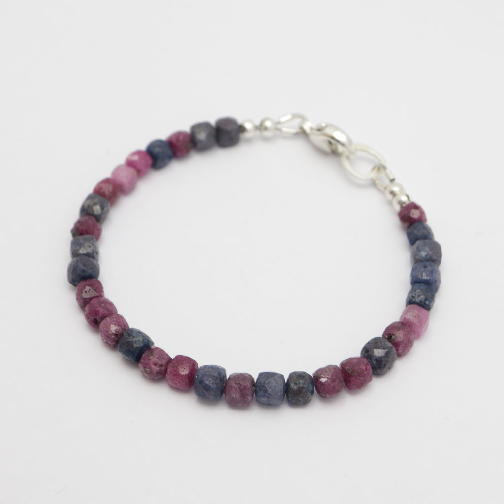 Genuine Sapphire Semi-Precious Stone Bracelet