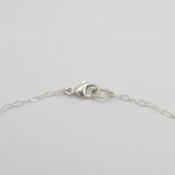 Silver Heart & Hook Necklace - Sterling Silver Chain