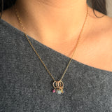 GOLD Birthstone Friendship Necklace