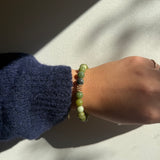 Gather Collection: Mountain Jade Stretch Bracelet