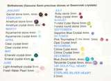 Petite Three Sisters Mountain Necklace with Birthstone