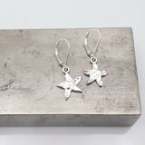 SILVER Starfish Earrings