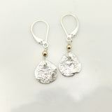 Alpine Collection: Boulder Freeform Silver Earrings