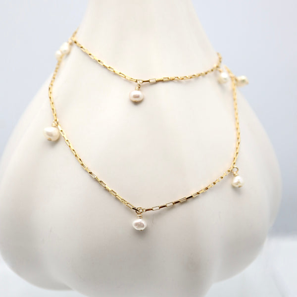 Cascade Pearl Necklace