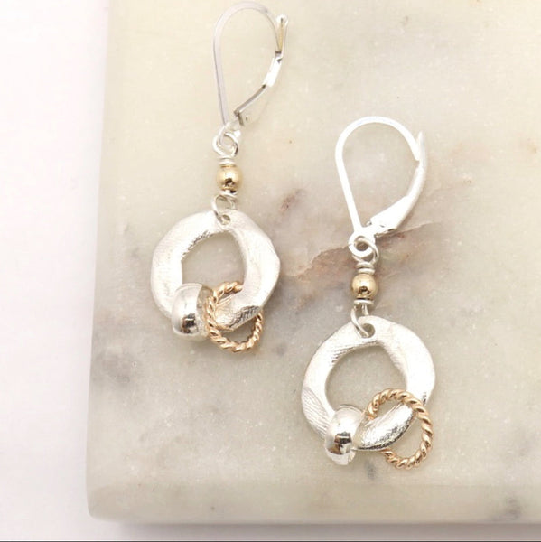 Drift Collection:  Drift Link Earrings