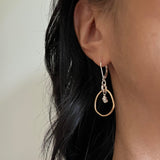 ERSA Collection:  Mid Gold Oval Hoops