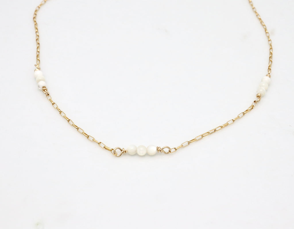 Lani Collection - Makena Moonstone Necklace