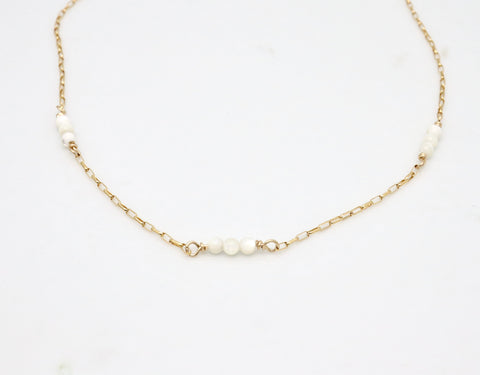 Lani Collection - Makena Moonstone Necklace