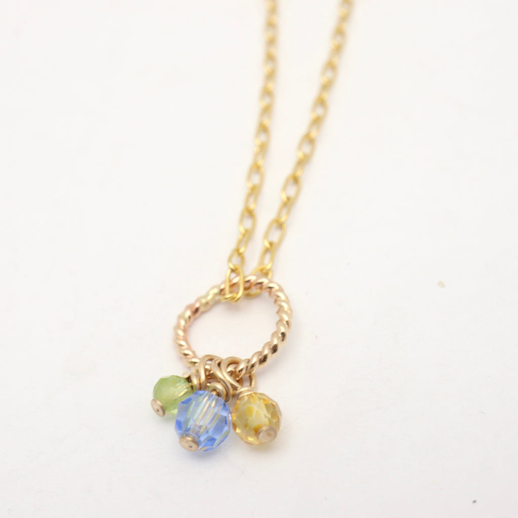 GOLD Birthstone Friendship Necklace