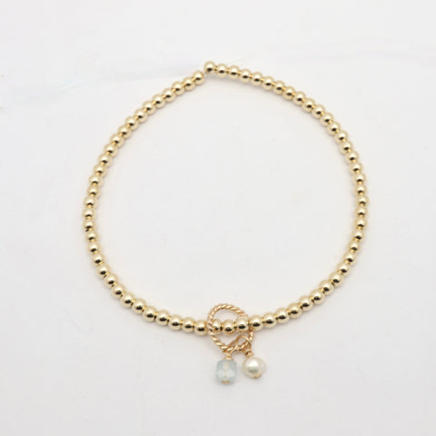 GOLD Birthstone Friendship Bracelets