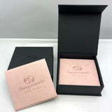 Silver Heart & Hook Pendant Necklace - Gold Chain