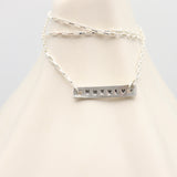 Grad MMXXV (2025) Collection: Sterling Silver Bar Necklace