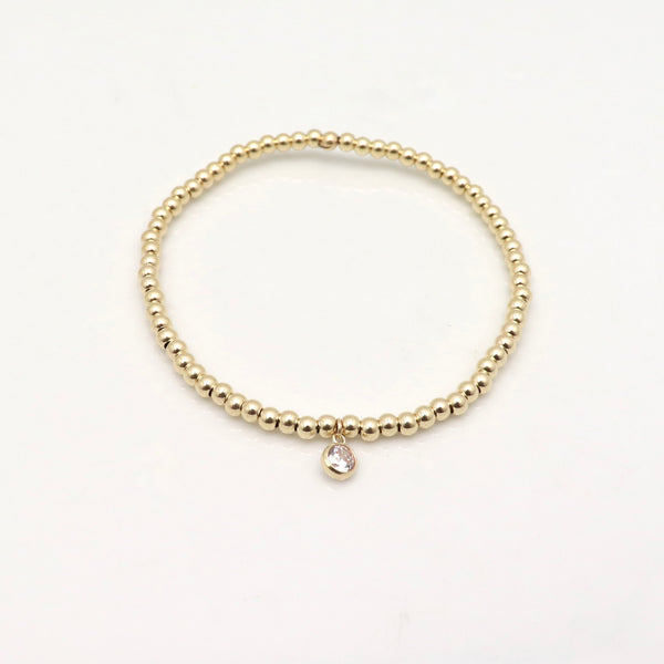 Cubic Zirconia & Gold Filled Bracelet