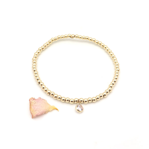 Cubic Zirconia & Gold Filled Bracelet