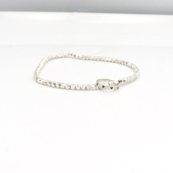 ONE Petite Silver Ring Bracelet