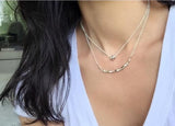 SILVER Curve Necklace