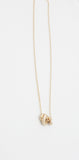 3 Bronze Pebble Necklace