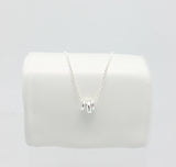 3 Fine Silver Pebble Necklace