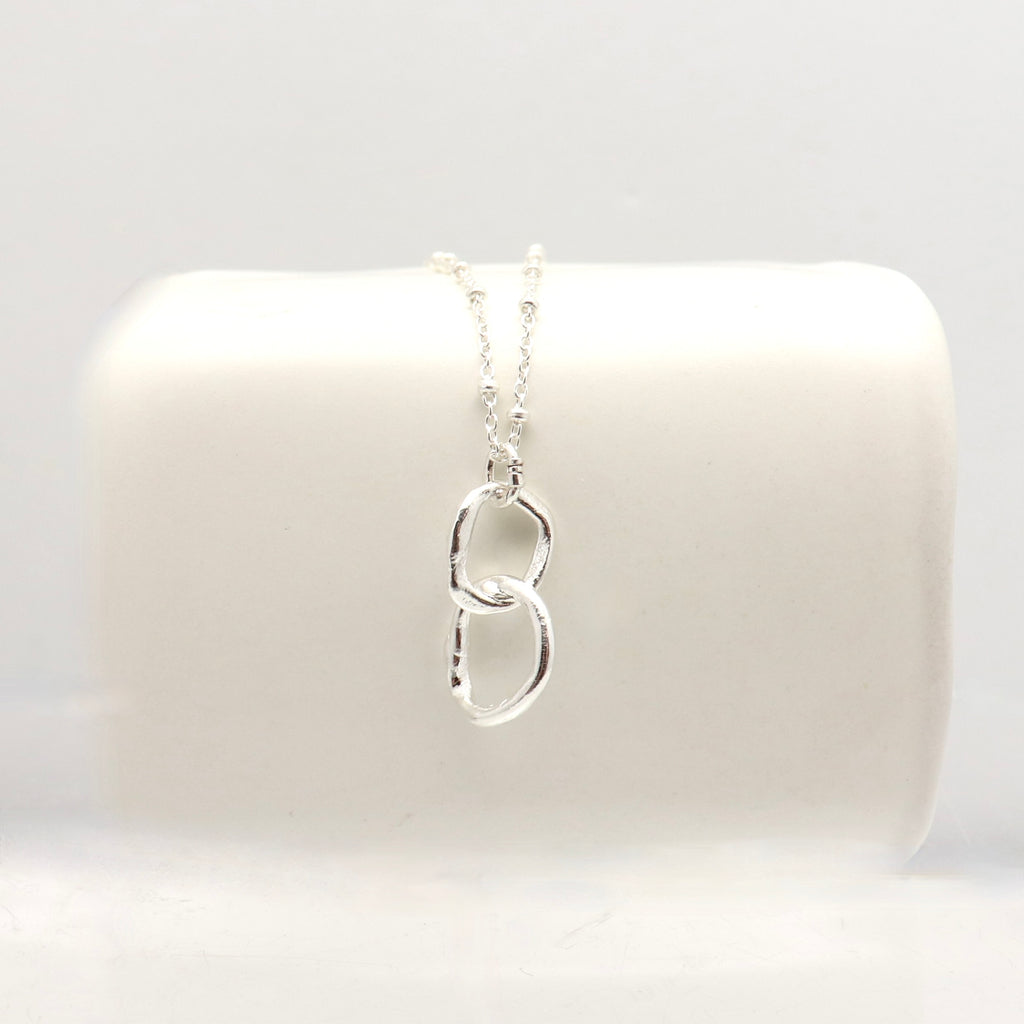 LINKS Collection: Petite Fine Silver Link Necklace