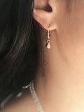 Arctic Blossoms: Petite Bronze Bud Earrings