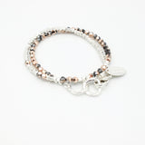 Ombre Rose Gold Petite Hoops
