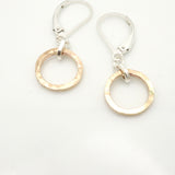 Ellipse Collection:  Petite Gold Ellipse Earrings