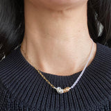 HERA Collection:  HERA Mixed Metal Short Necklace