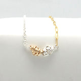 HERA Collection:  Hera Petite Gold Wrapped Silver Links