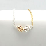 HERA Collection: Hera Mexican Crazy Lace & Gold Pendant Stretch Bracelet