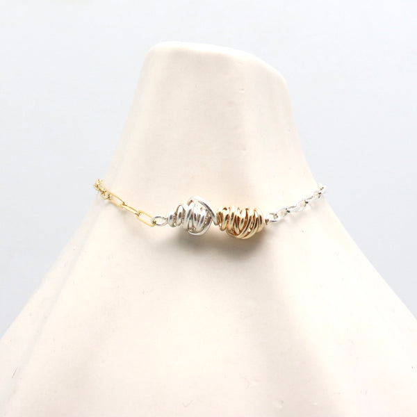 HERA Collection:  Hera Mixed Metal Bracelet