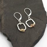 HERA Collection:  Hera Petite Gold Wrapped Silver Links