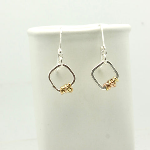 HERA Collection:  Hera Petite Gold Wrapped Silver Links