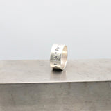 Sterling silver 8mm Ring