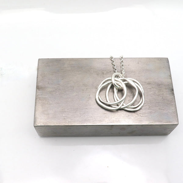 5 Decades Fine Silver Necklace
