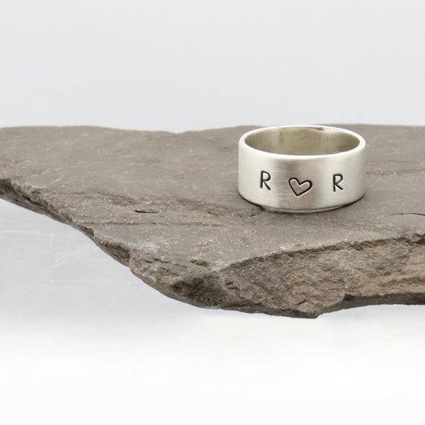 Sterling silver 8mm Ring