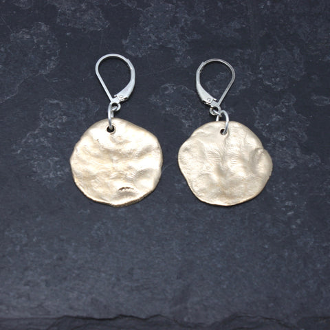 Molten Collection:  Bronze Molten Earrings