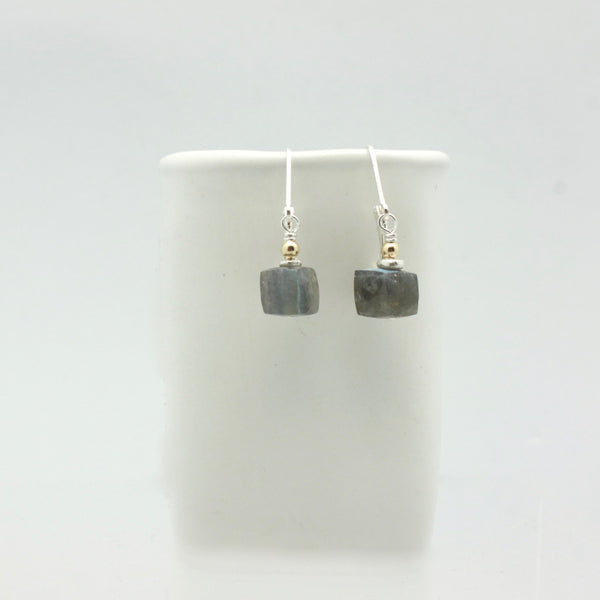 Molten Collection:  Labradorite Short Beaded Necklace