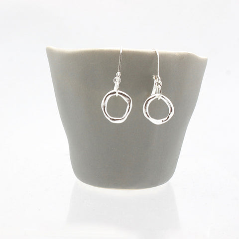 Chunky Silver Link Earrings
