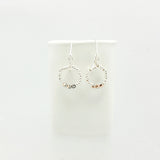 Ombre Rose Gold Petite Hoops