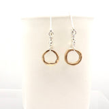 Petite Bronze Pendulum Earrings