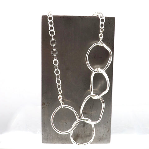 Fine Silver Multi-Link Necklace