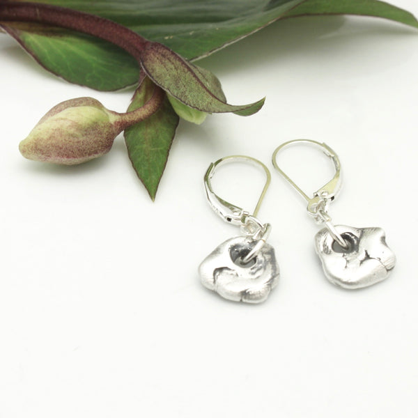 Lava Form Collection:  Silver Pali Earrings