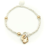 Lava Form Collection:  PaPali Beaded Stretch Bracelet