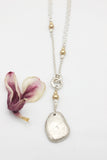 One of a Kind: Recycled Silver Nugget Long Necklace