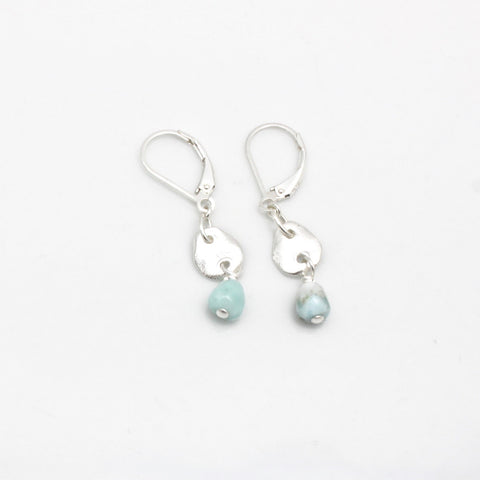 Lava Form Collection: ULI Larimar Earrings